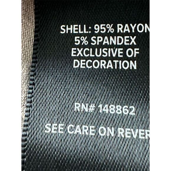 Torrid Plus Size 1 Beige Lace Trim Blouse Short Sleeve Casual Top - Picture 6 of 8